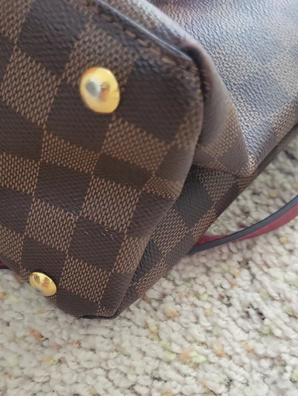 Louis Vuitton Damier Ebene LV Riverside Lie De Vin